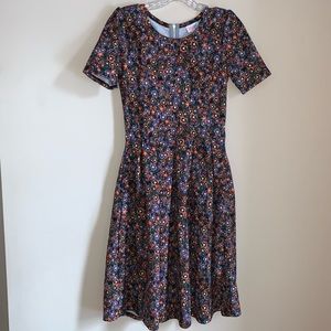 Floral lularoe Amelia dress